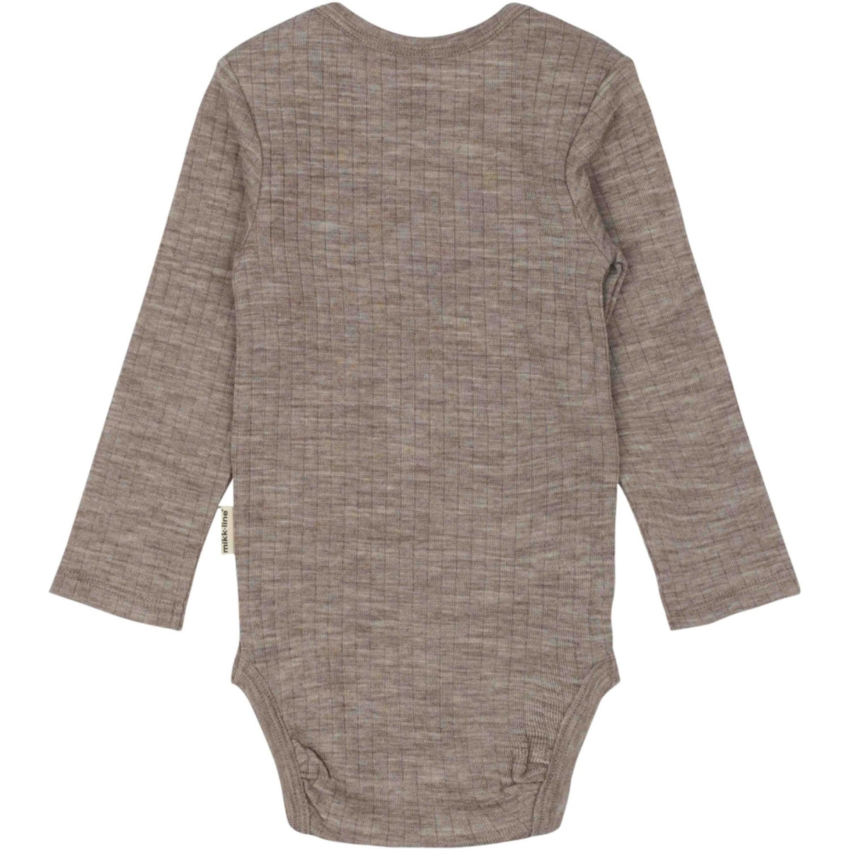 Mikk-Line Melange Denver Merino Ull Ls Body