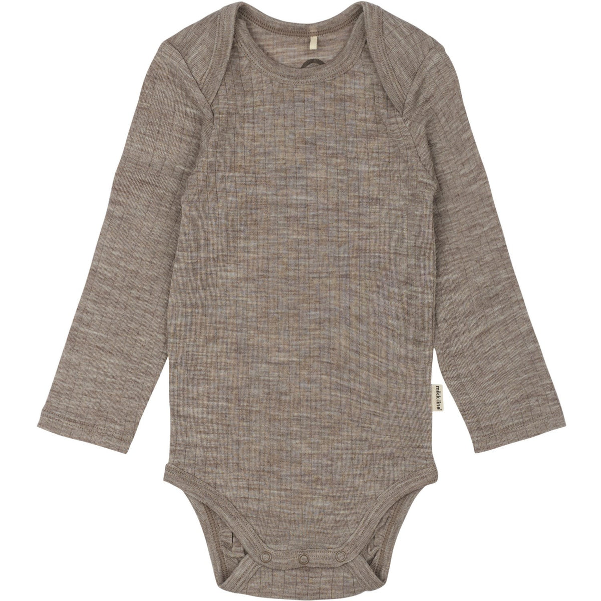 Mikk-Line Melange Denver Merino Ull Ls Body
