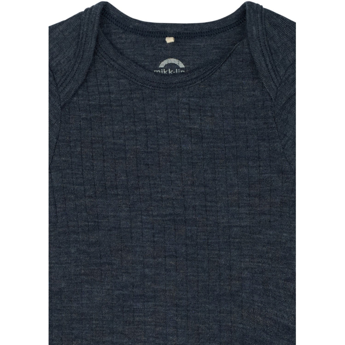 Mikk-Line Melange Blue Nights Merino Ull Ls Body