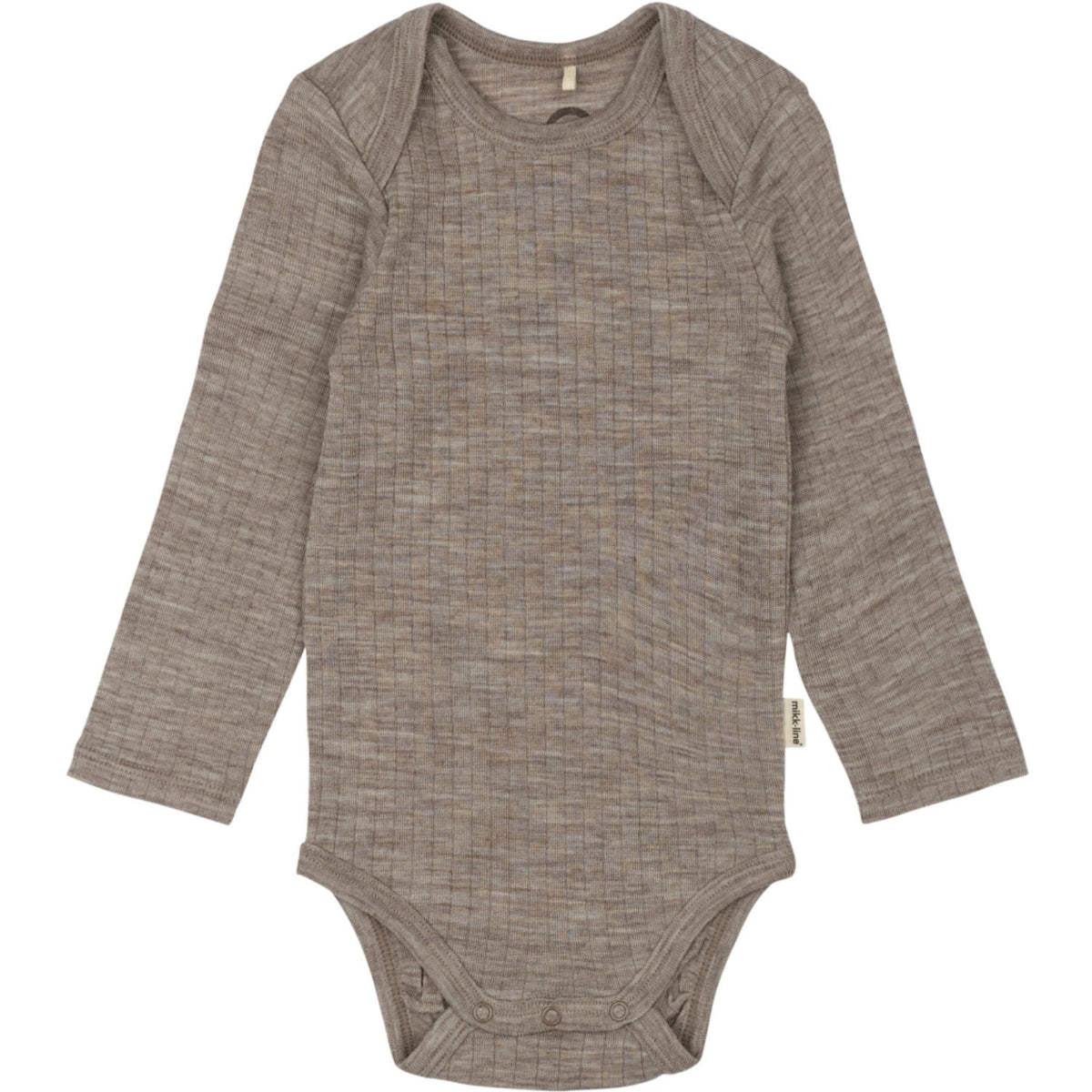Mikk-Line Melange Denver Merino Ull Ls Body