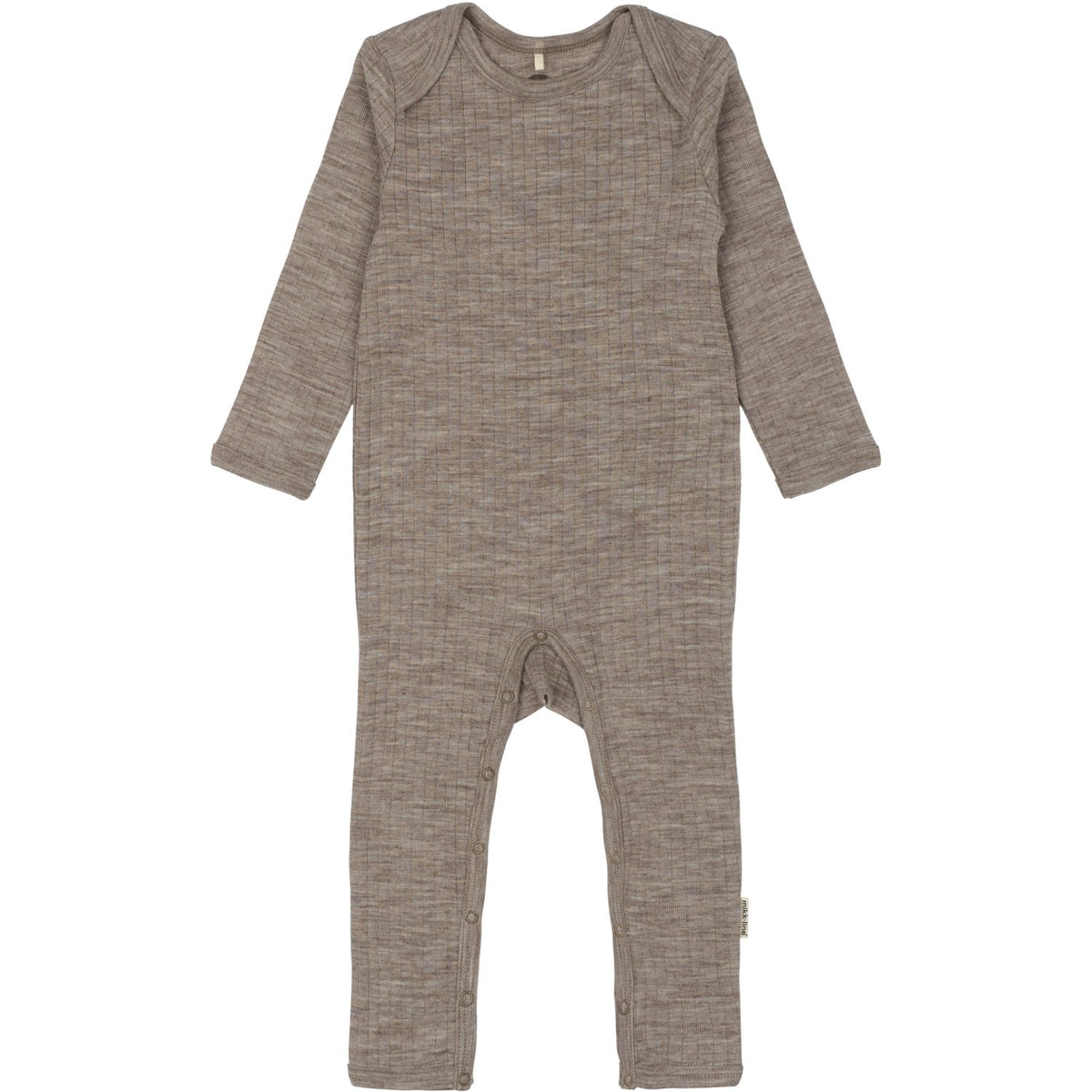 Mikk-Line Melange Denver Merino Ull Ls Drakt