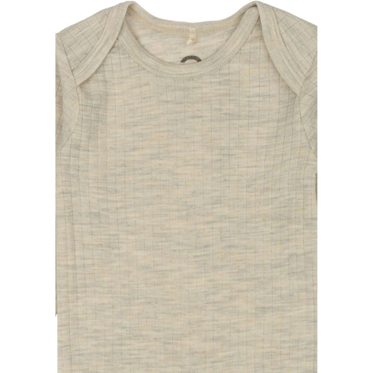 Mikk-Line Melange Offwhite Merino Ull Ls Drakt