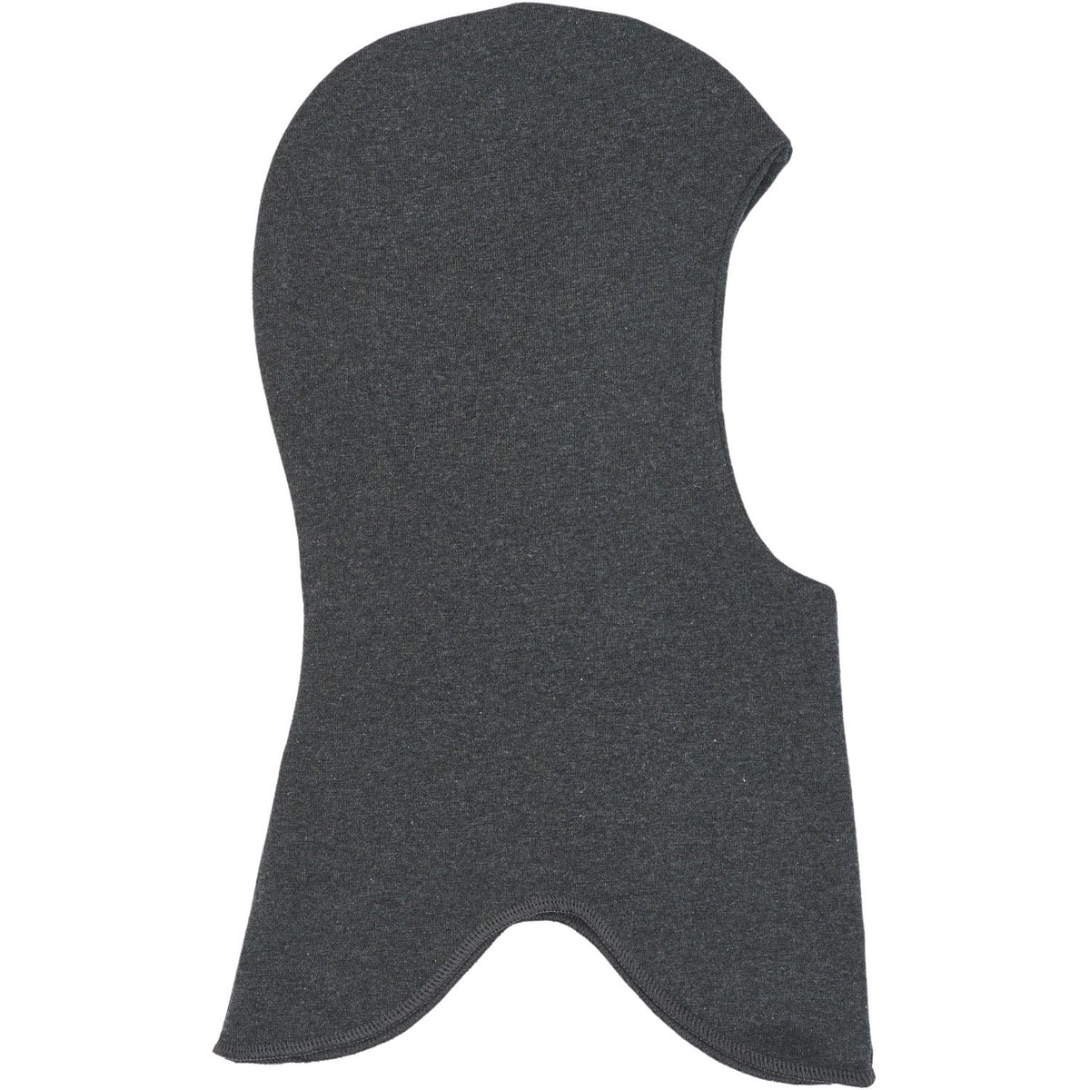 Mikk-Line Dark Grey Melange Bomull Fullface - Dobbel