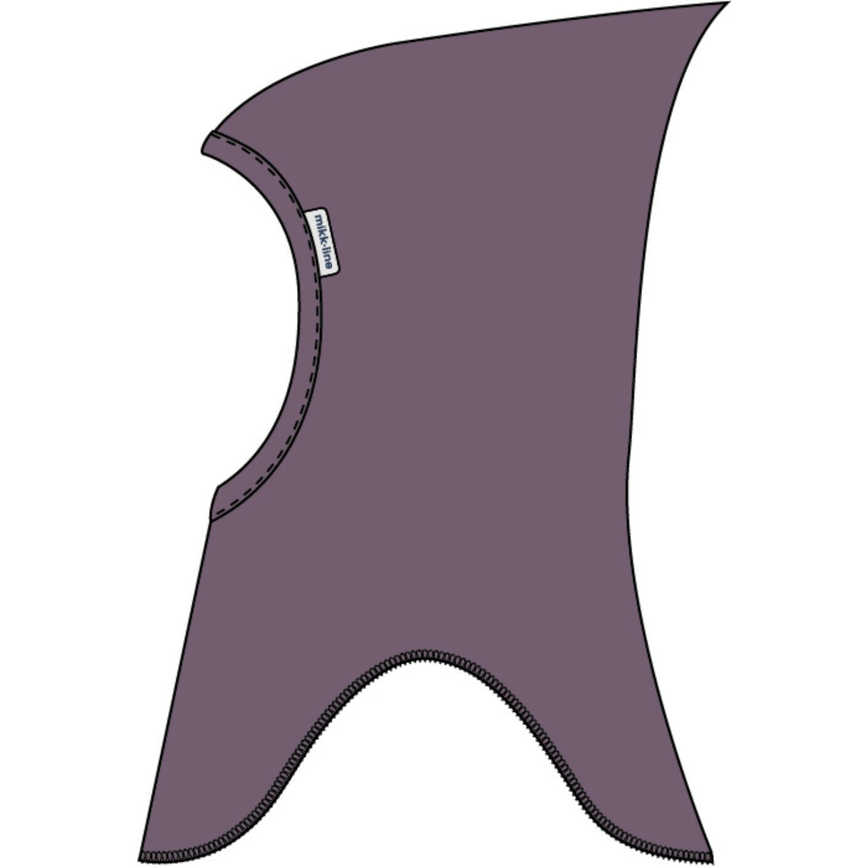 Mikk-Line Twilight Mauve Bomull Fullface - Tip Dobbel
