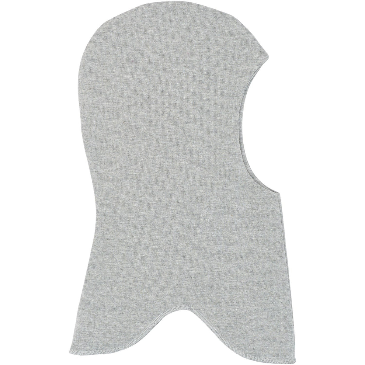 Mikk-Line Light Grey Melange Bomull Fullface - Dobbel