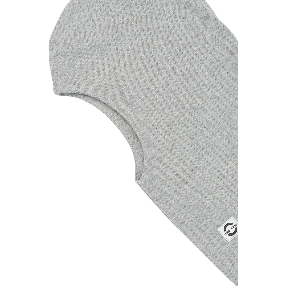 Mikk-Line Light Grey Melange Bomull Fullface - Dobbel