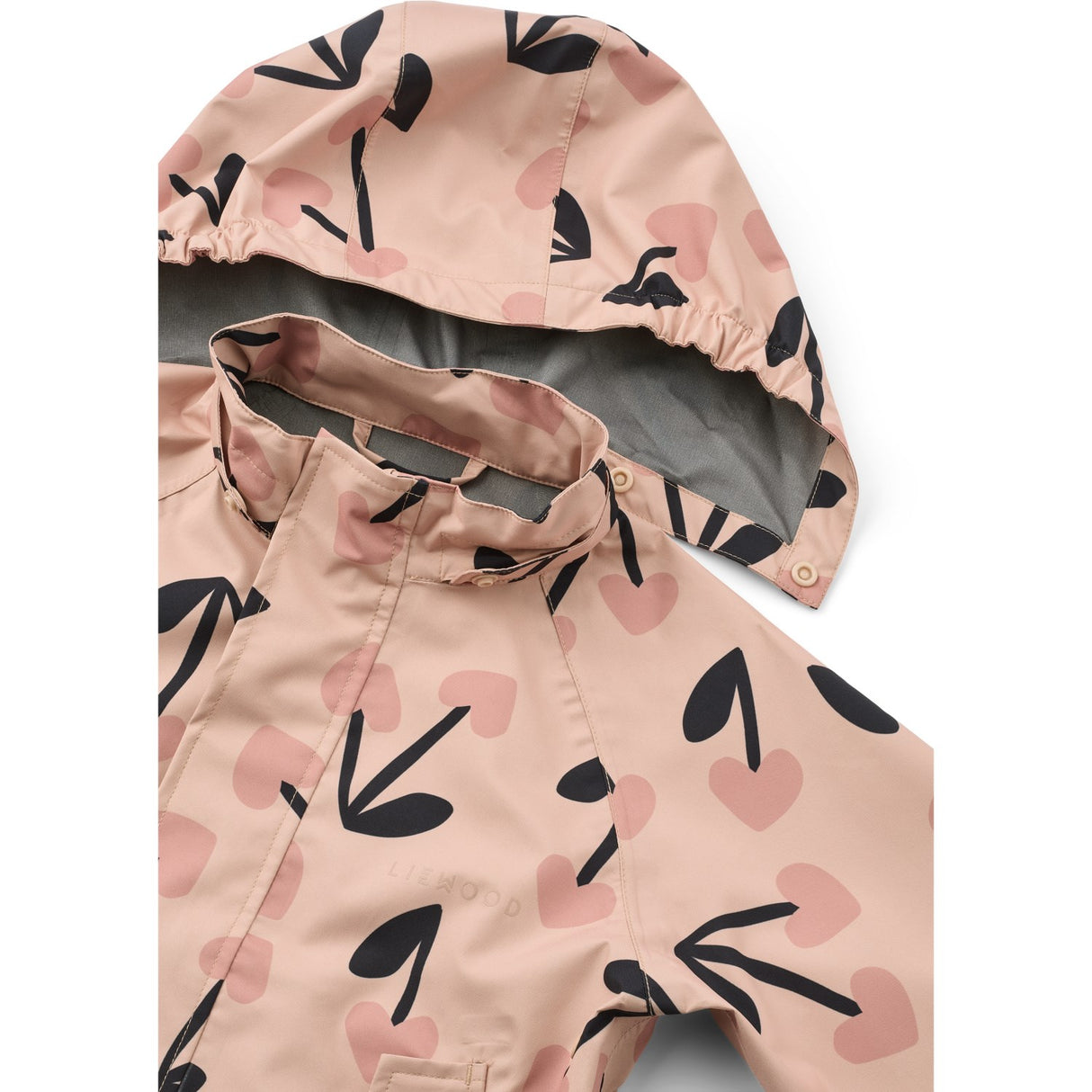 LIEWOOD Mega Cherry Heart/ Rosey Mix Pedia Regntøy Sett