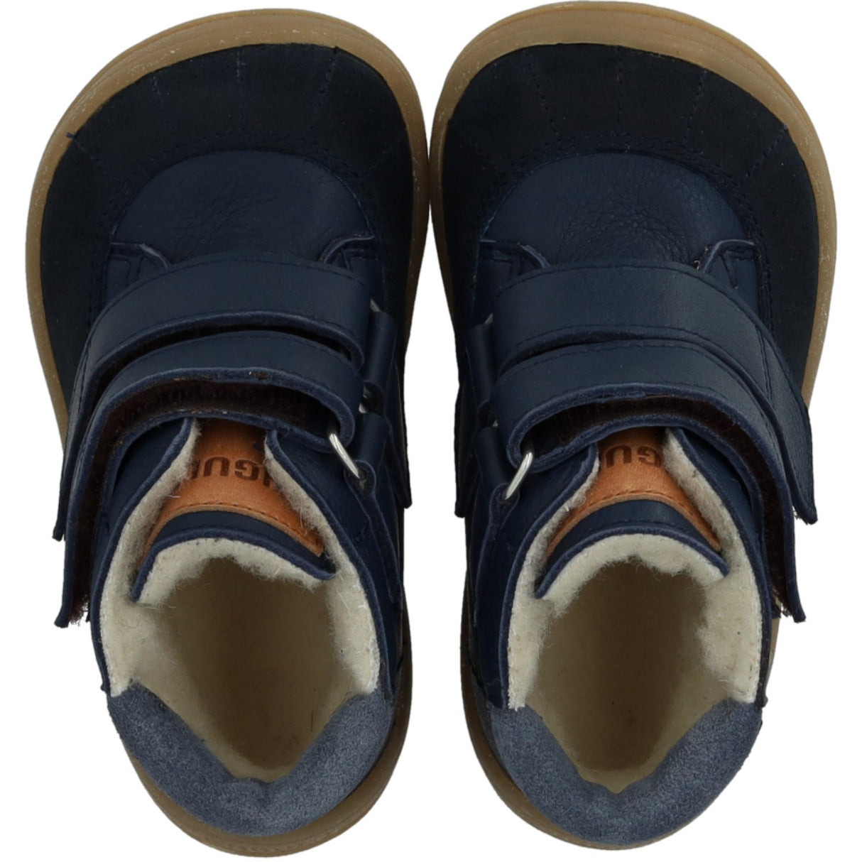 Angulus Navy/Tan/Blue Fog Begynner Tex-Støvle Med Kontraststikninger