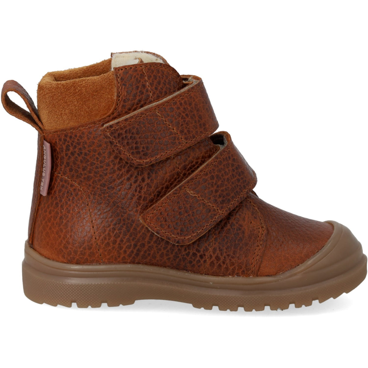 Angulus Cognac/Cognac TEX-støvel for nybegynnere med mykt merinoullfôr