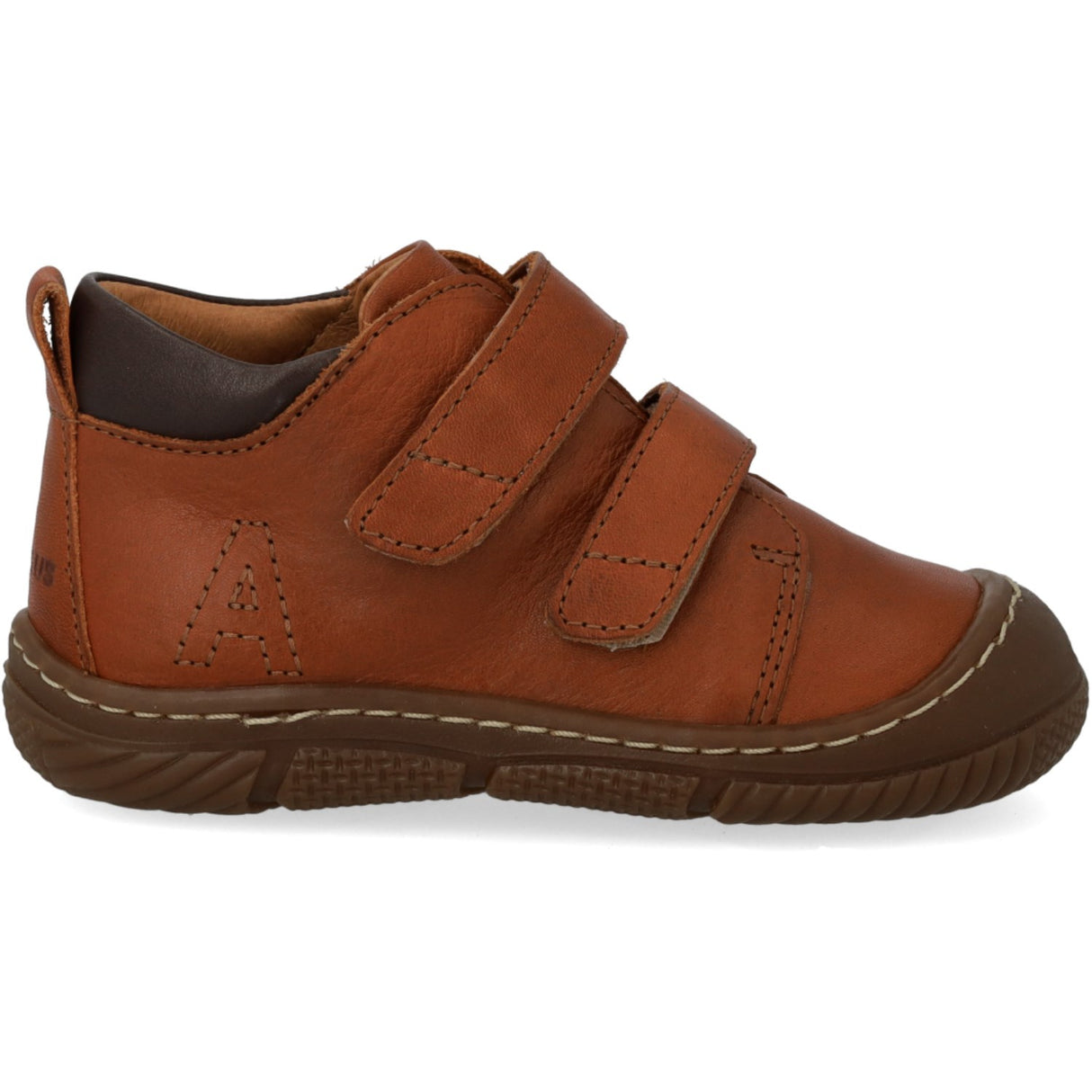 Angulus Cognac/Dark Brown Borrelås Støvler Med Forstærket Tå
