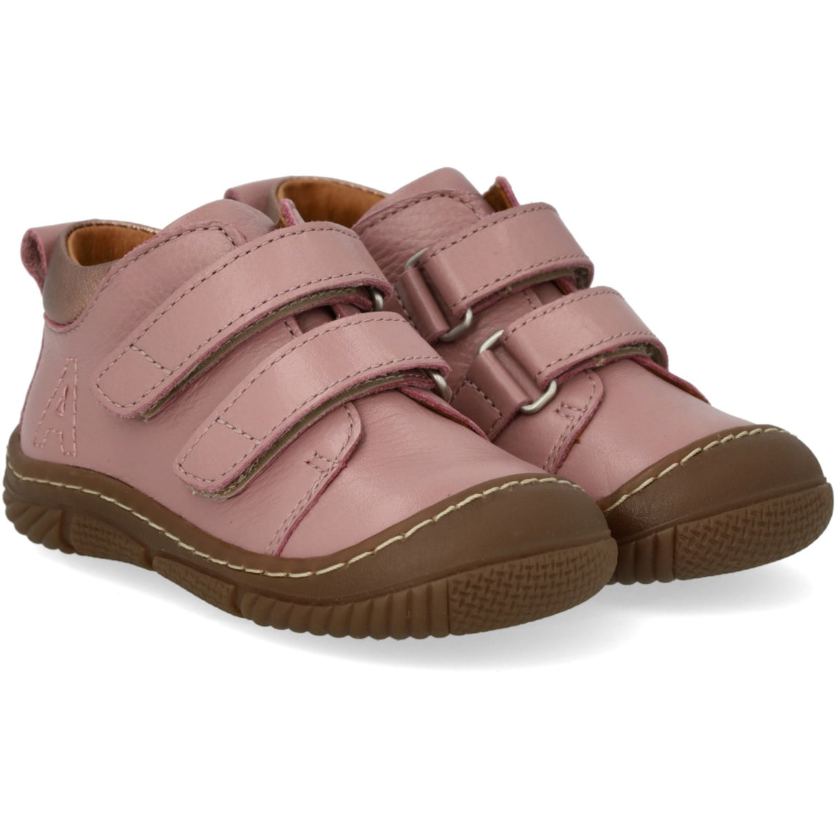 Angulus Faded Rose/Rose Copper Borrelås Støvler Med Forstærket Tå