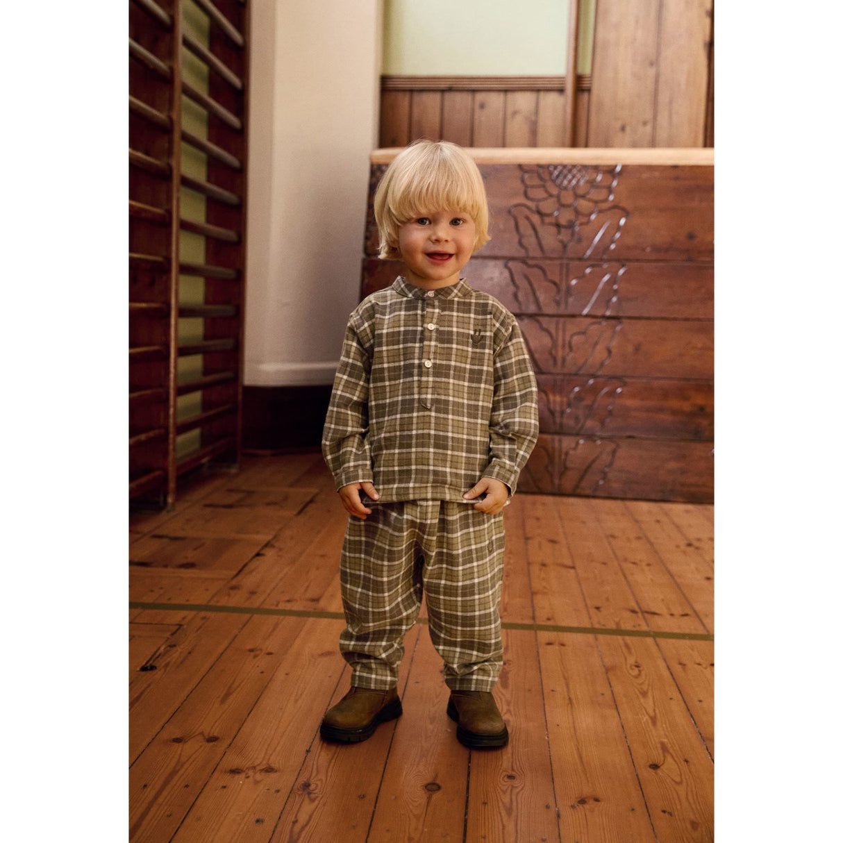 Molo Noise Check Sois Woven Pants