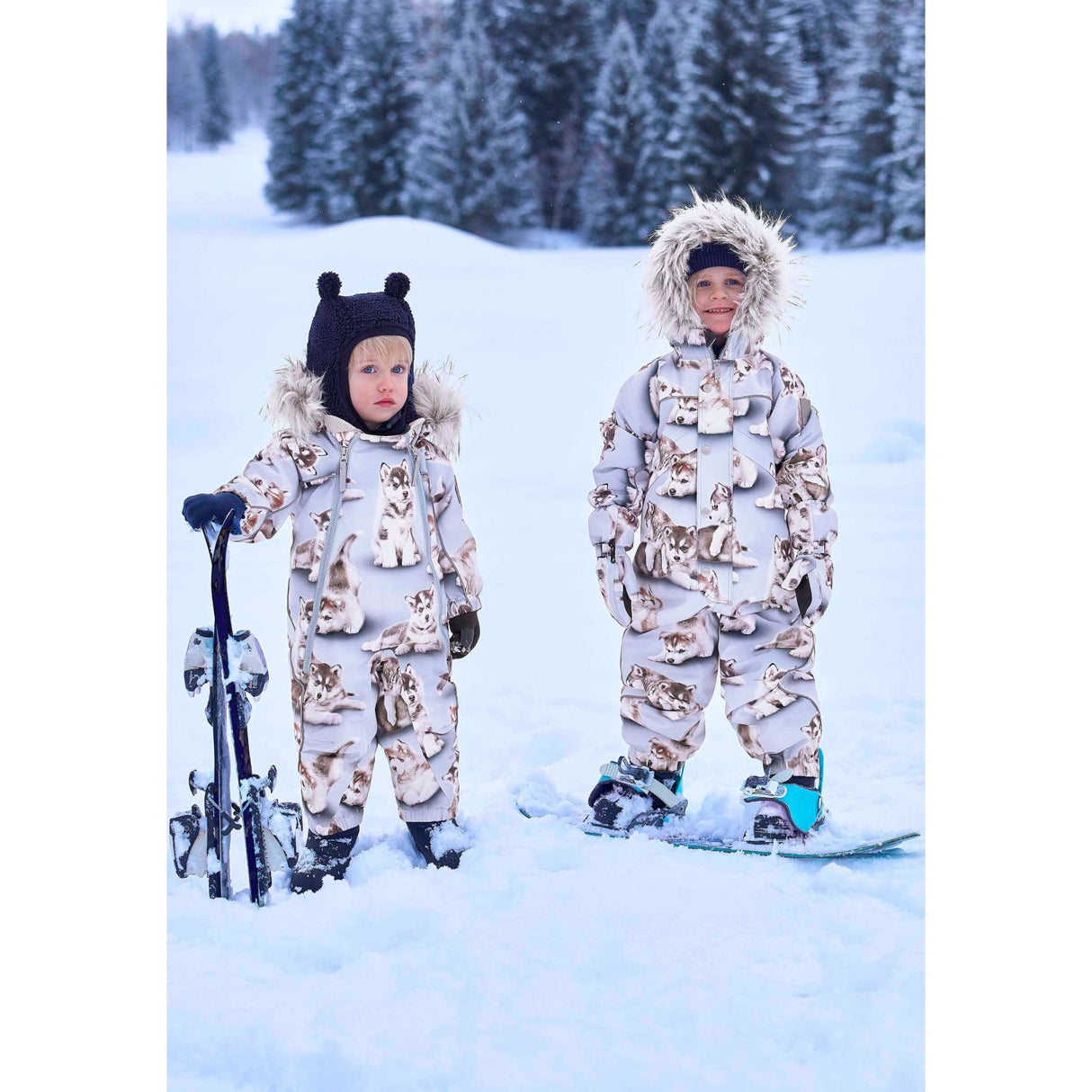 Molo Husky Cubs Pyxis Pels Baby Flydress