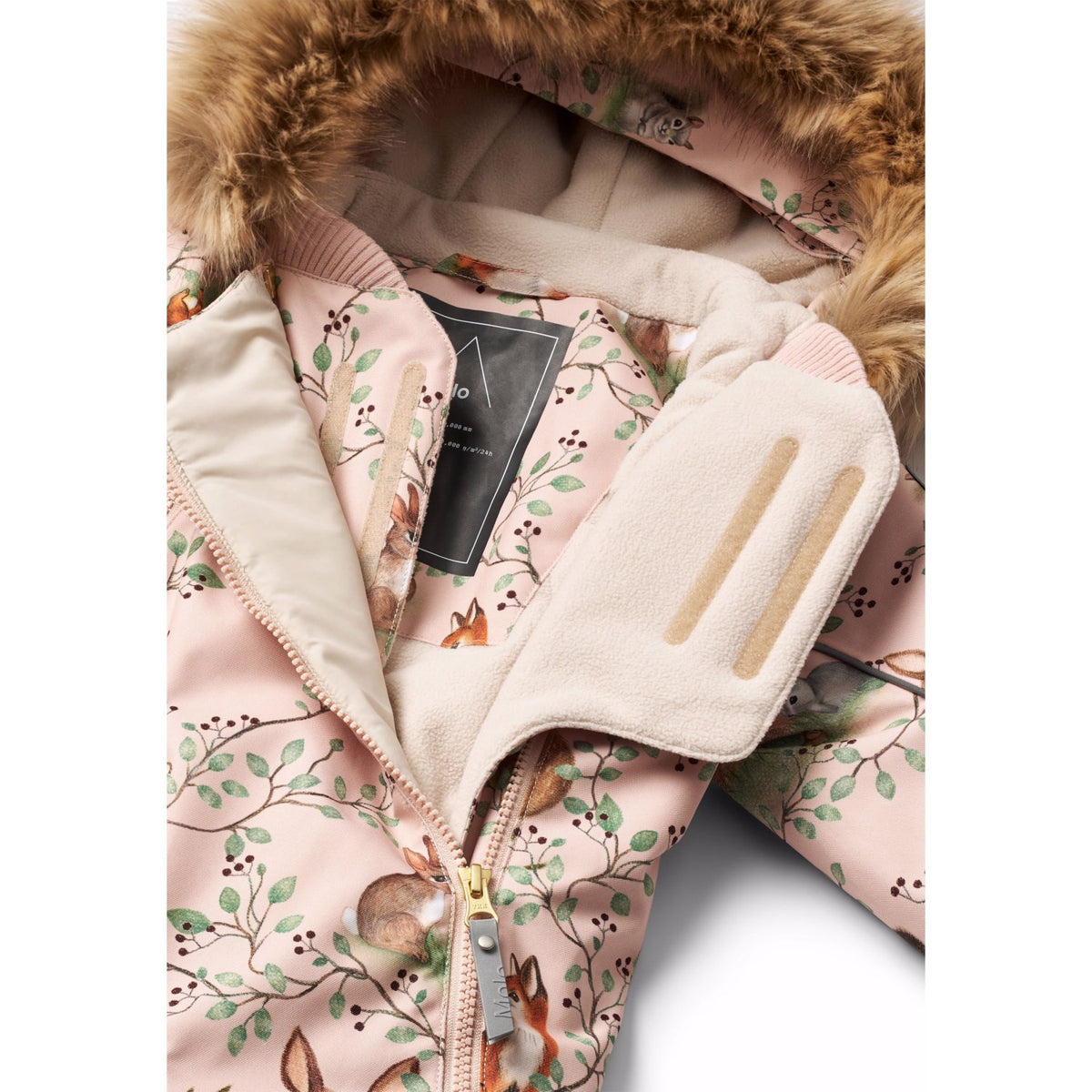 Molo Furry Friends Pyxis Pels Baby Flydress