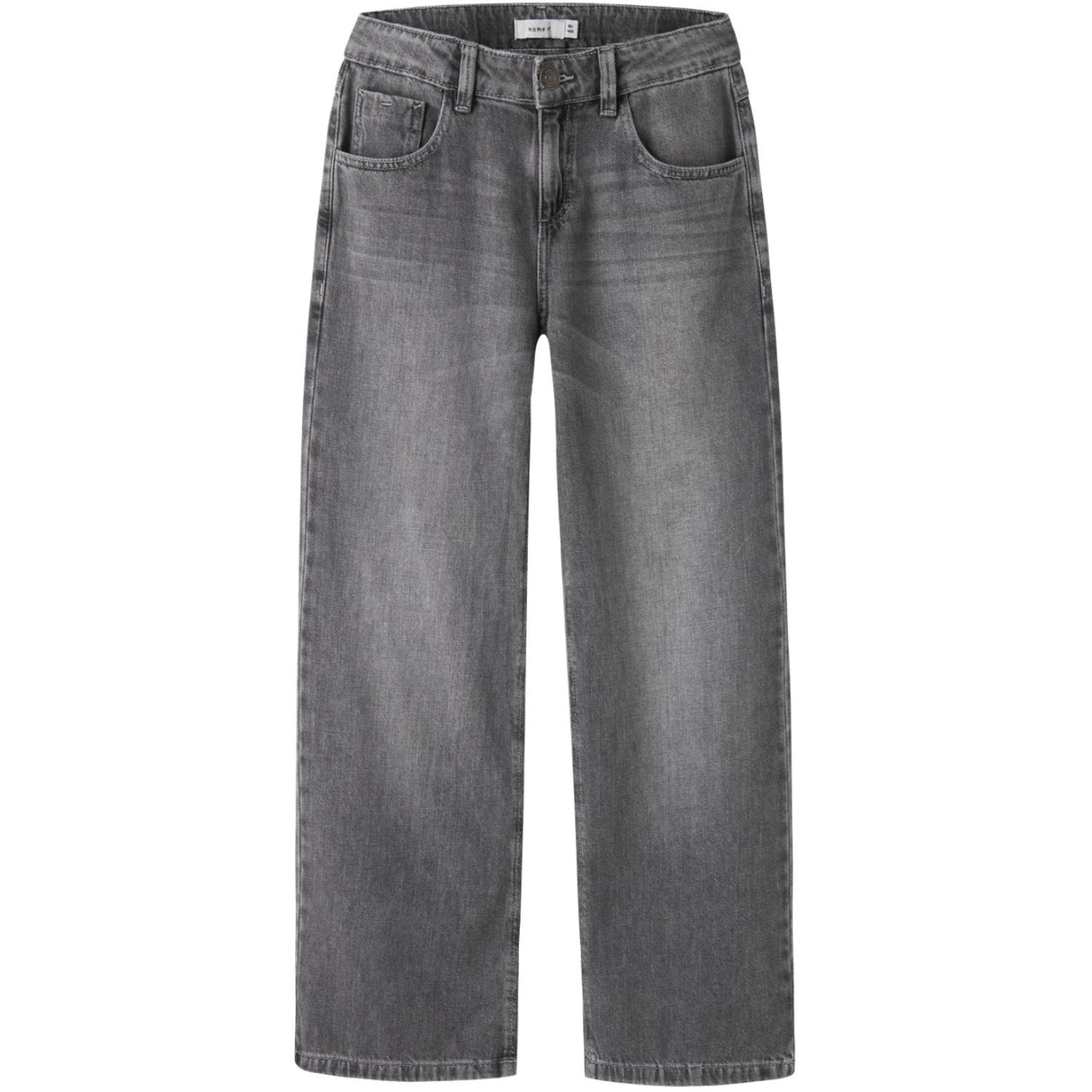 Name It Medium Grey Denim Nkfrose Wide Jeans 5529-Be Noos