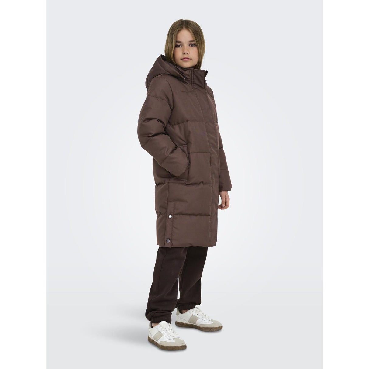 kids ONLY Chestnut Kogirene Life Puffer Frakk Otw Noos