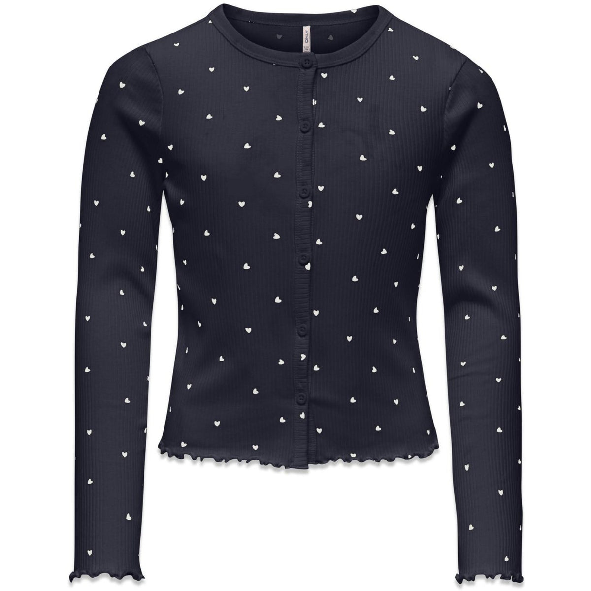 kids ONLY Night Sky Hearts/Cloud Dancer Kogbella Life L/S Cardigan Vd Jrs