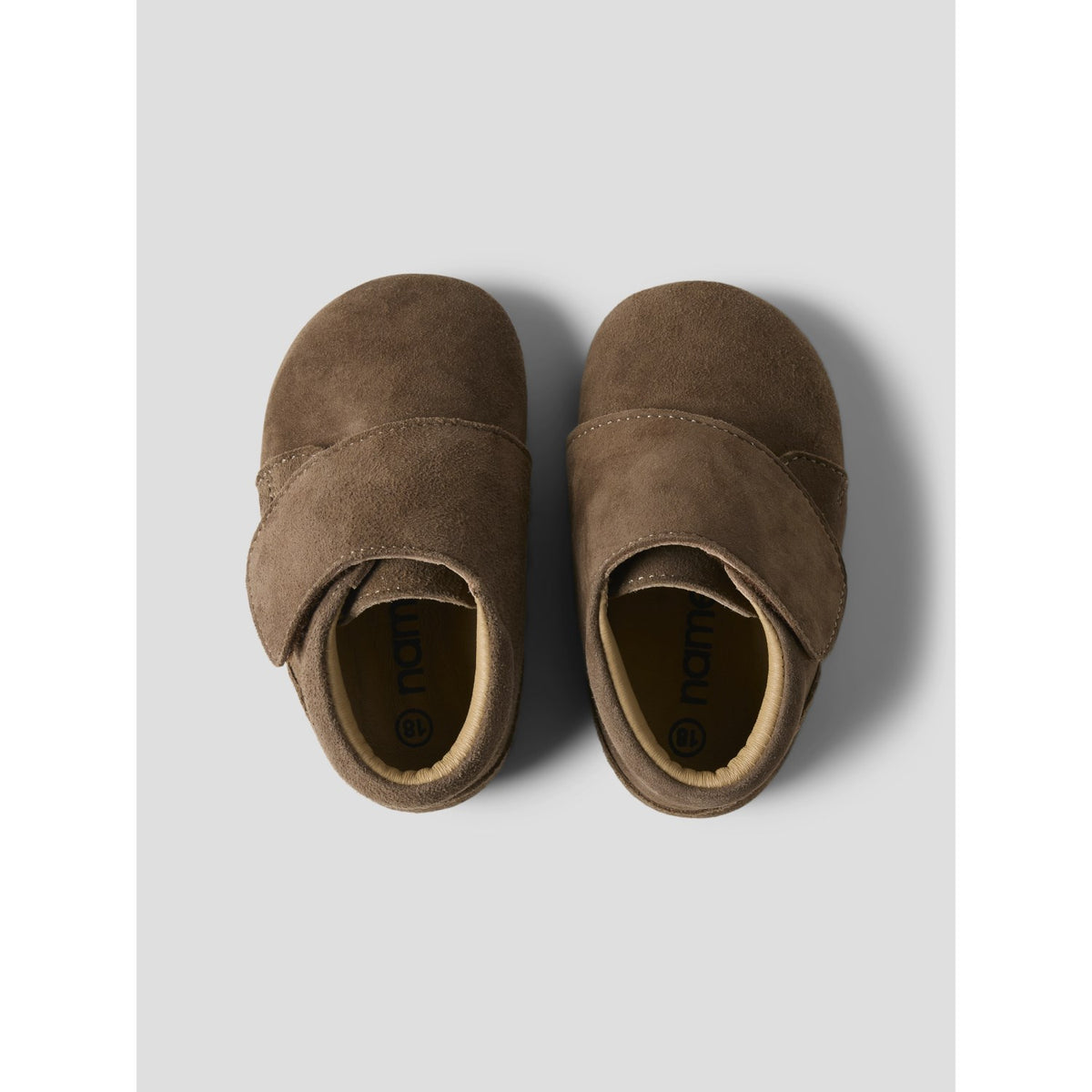 Name It Shaved Chocolate Nbnrene Baby Sko I Suede W/Velcro