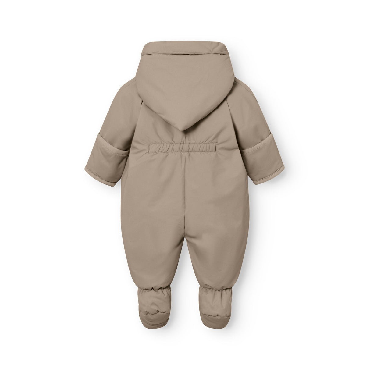 Mini A Ture Grey Brown Matfianna Fleece Lined Winter Pramsuit. Grs