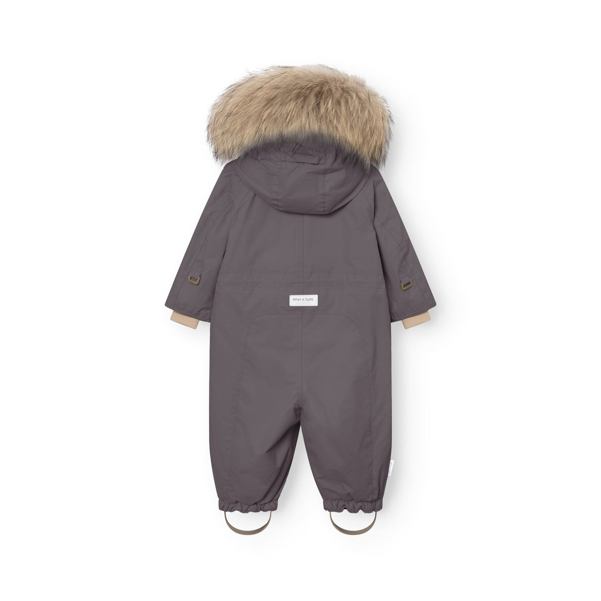 Mini A Ture Plum Kitten Matwisti Fleece Lined Flydress Fur. Grs