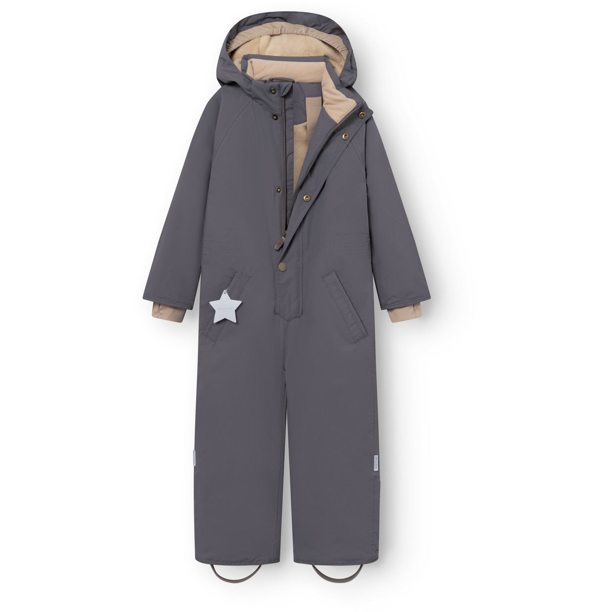 Mini A Ture Plum Kitten Matwanni Fleece Lined Snowsuit. Grs