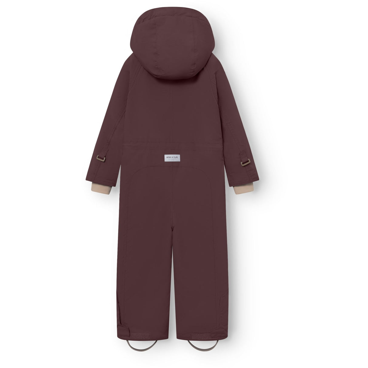 Mini A Ture Fudge Aubergine Matwanni Fleece Lined Snowsuit. Grs