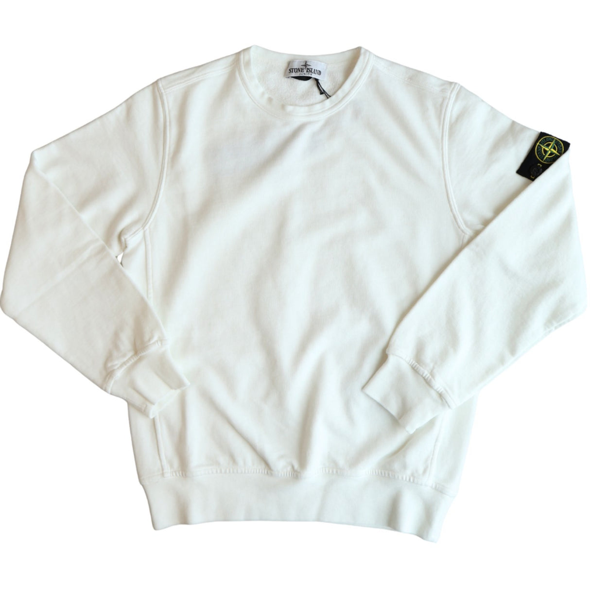 Stone Island White Collegegenser