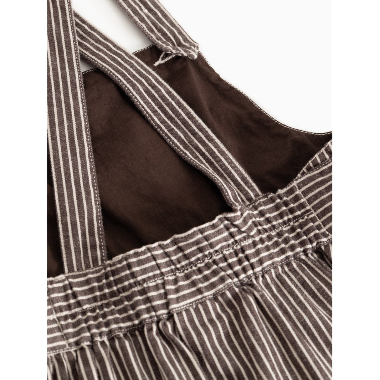 MarMar Soft Denim Dark Brownie Stripe Sanne Kjole