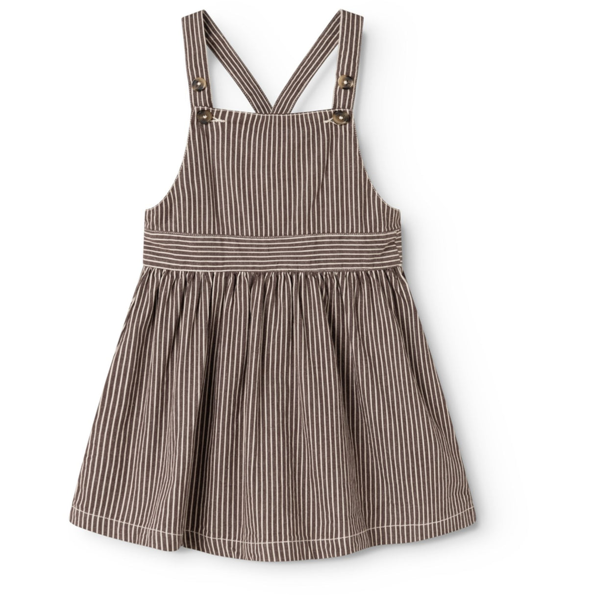 MarMar Soft Denim Dark Brownie Stripe Sanne Kjole