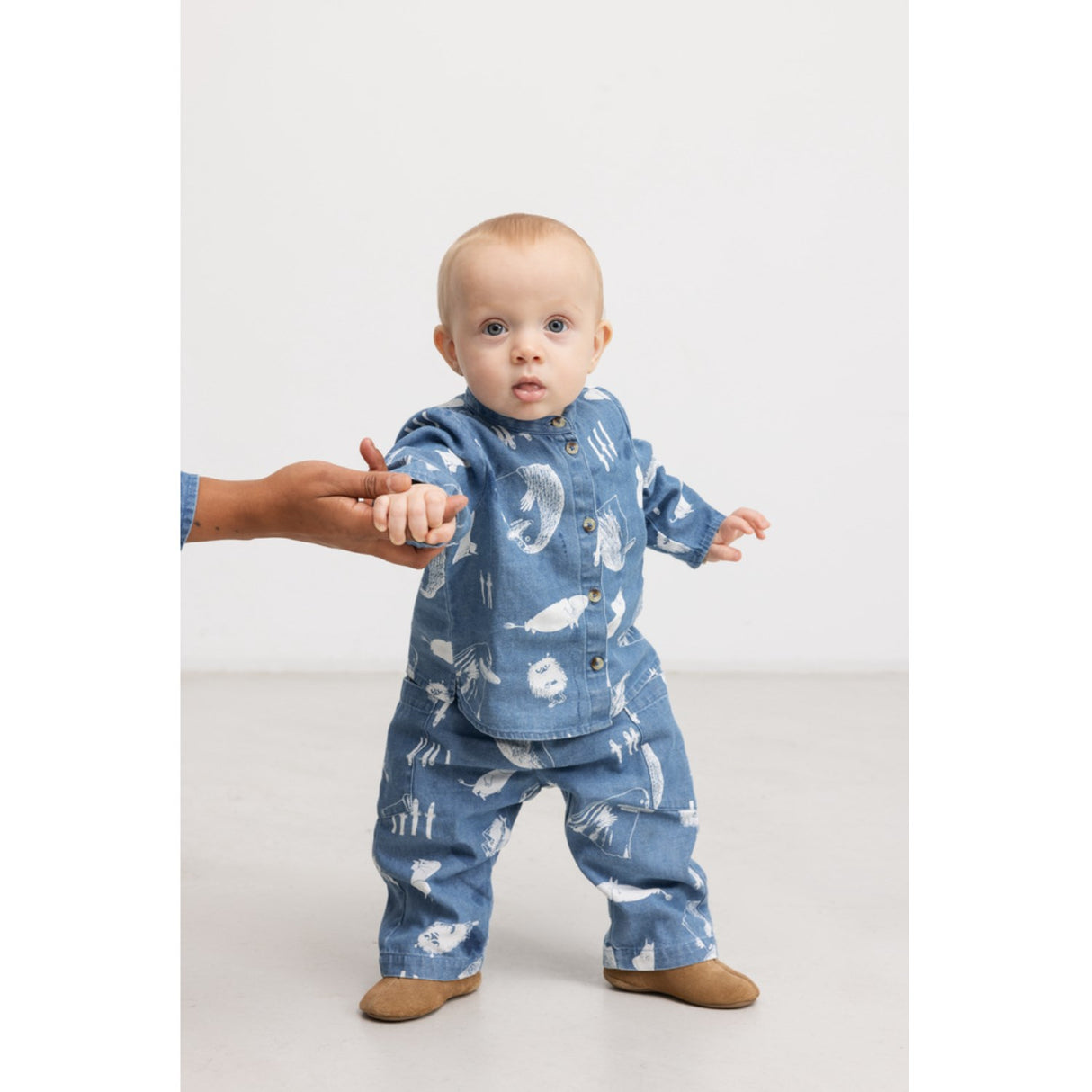 MarMar Denim Print Moomins Panto Bukser