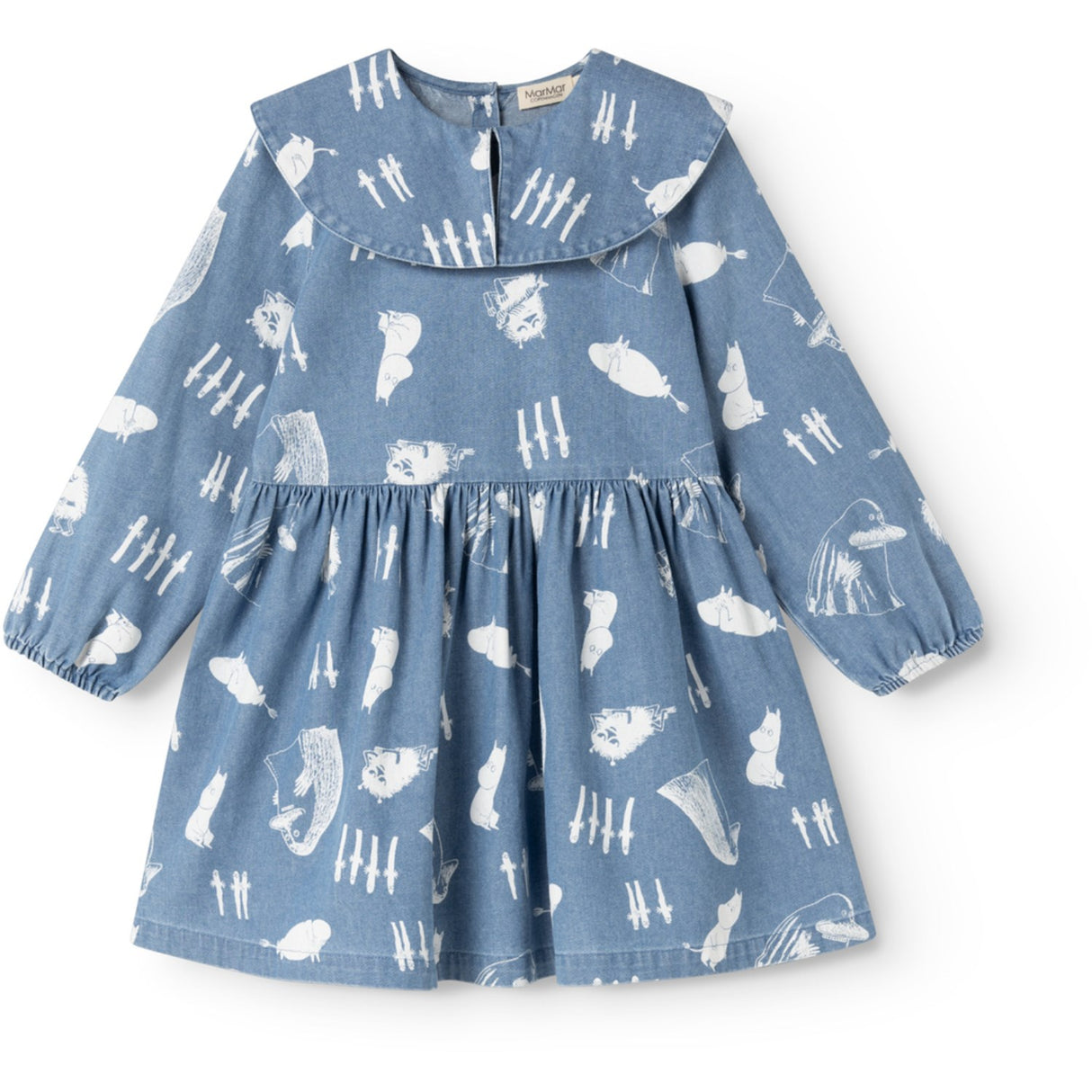 MarMar Denim Print Moomins Dalva Kjole