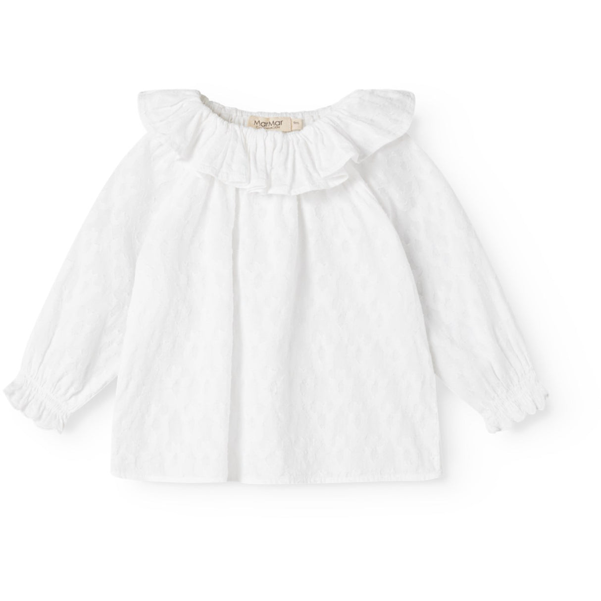 MarMar Delicate Cotton White Tia Bluse