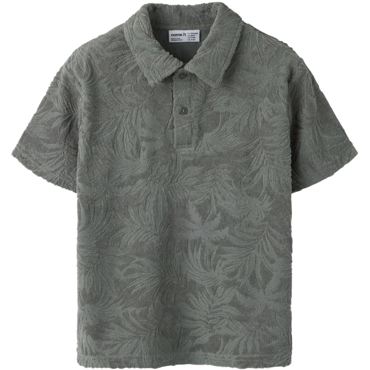 Name It Castor Gray Nkmfay Ss Nreg Polo