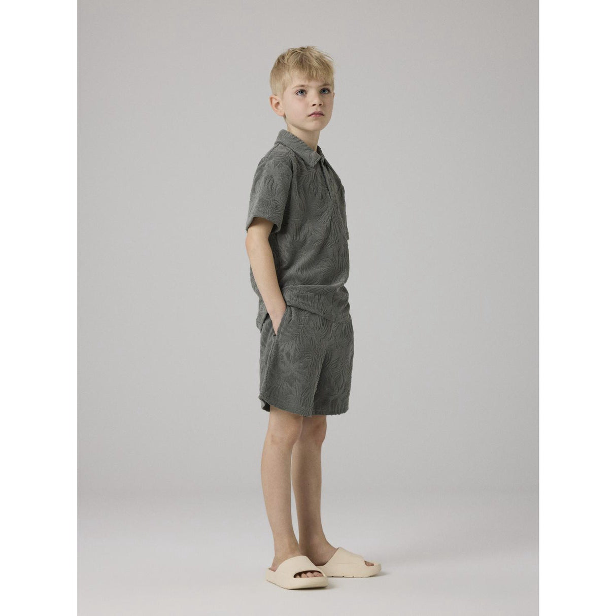 Name It Castor Gray Nkmfay Nreg Shorts