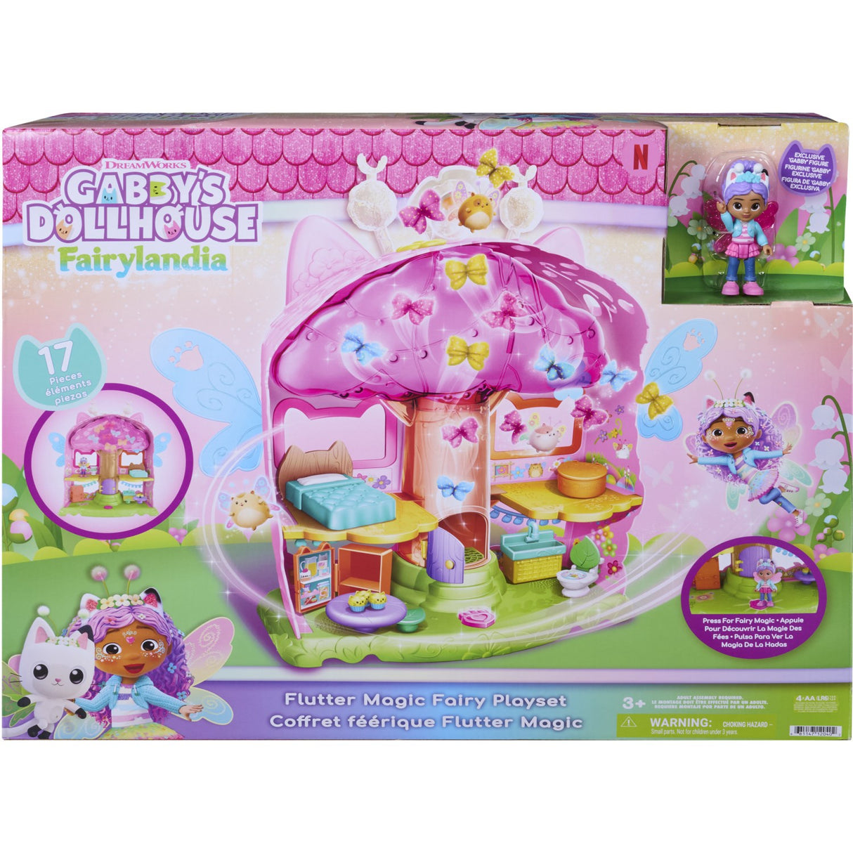 Gabby's Dollhouse Flutter Fe Magisk Legesæt