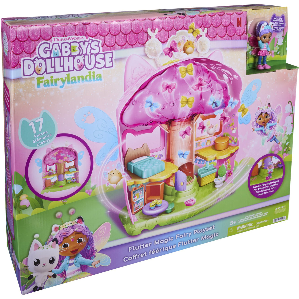 Gabby's Dollhouse Flutter Fe Magisk Legesæt