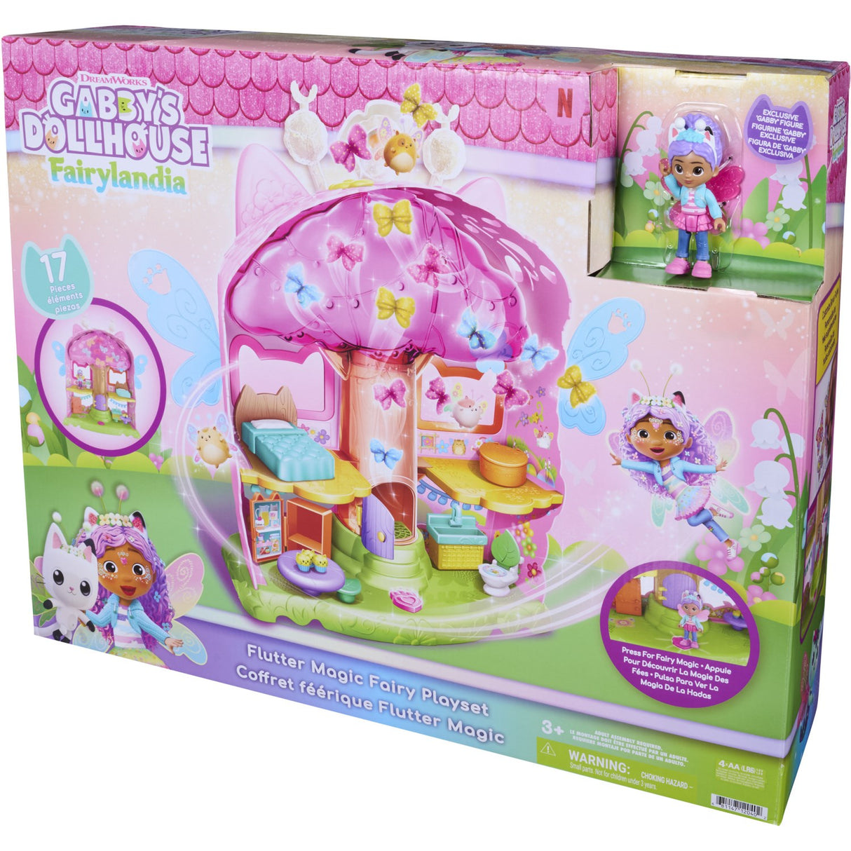 Gabby's Dollhouse Flutter Fe Magisk Legesæt