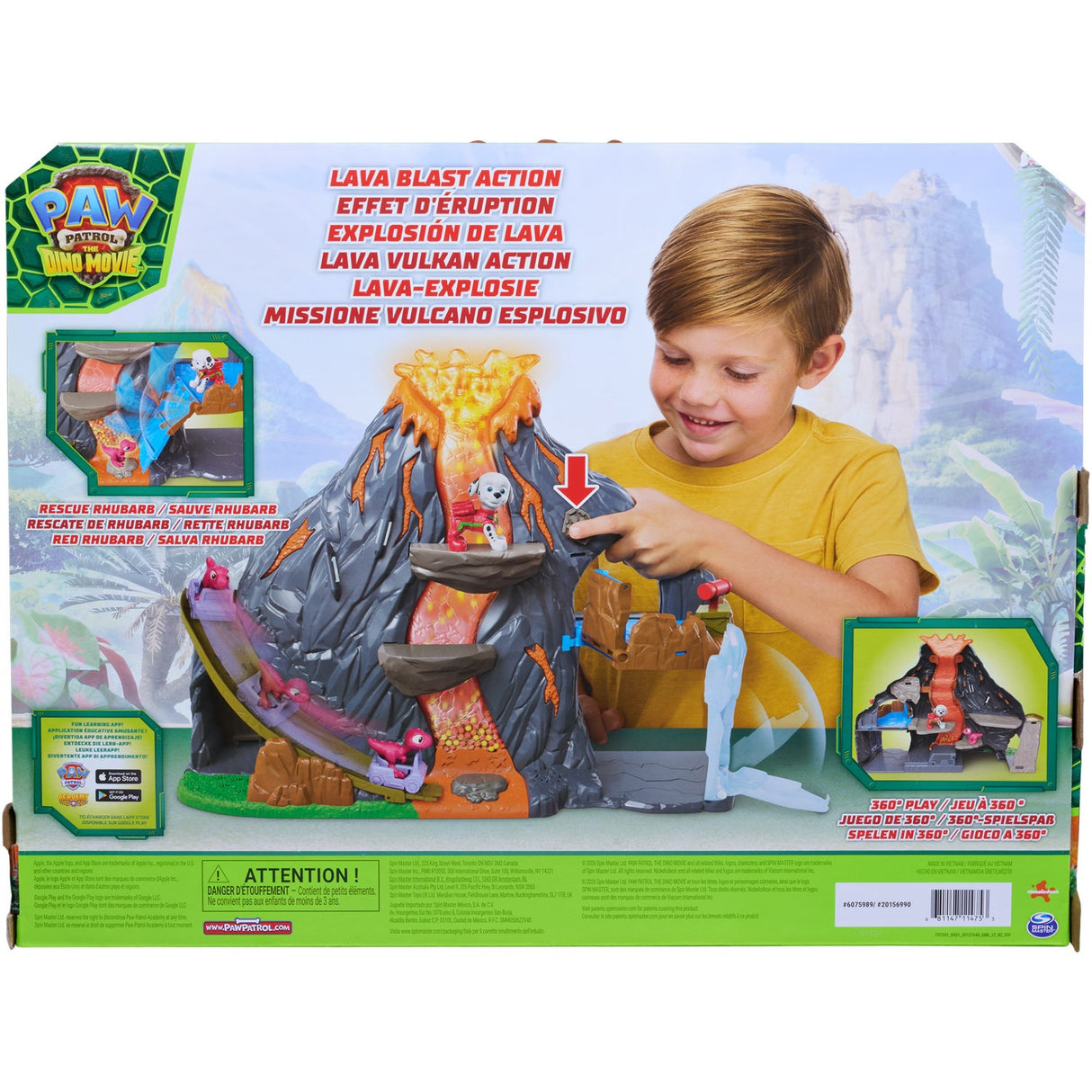 Paw Patrol Movie 3 Super Lava Blast Legesæt