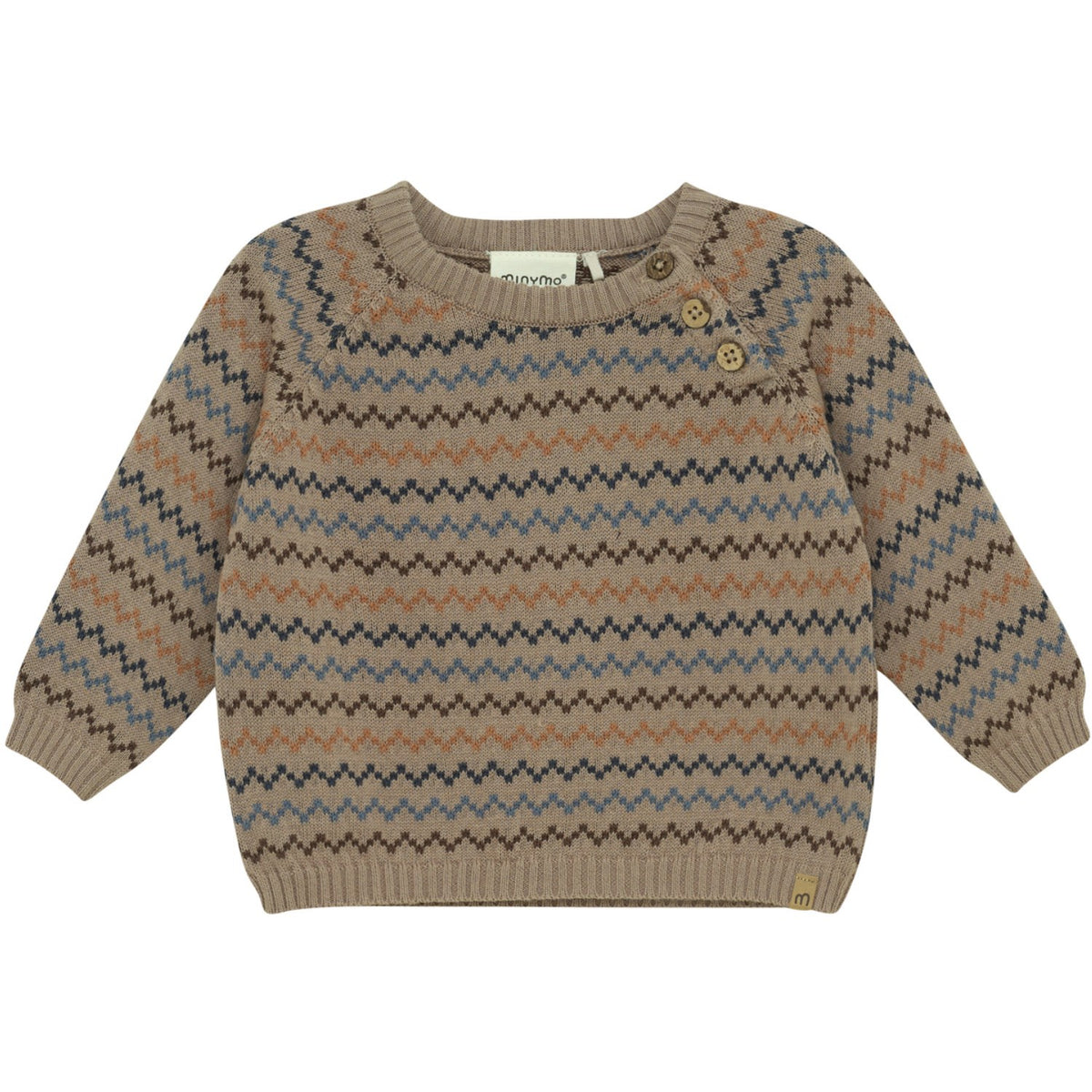 Minymo Fungi Pullover Strikk