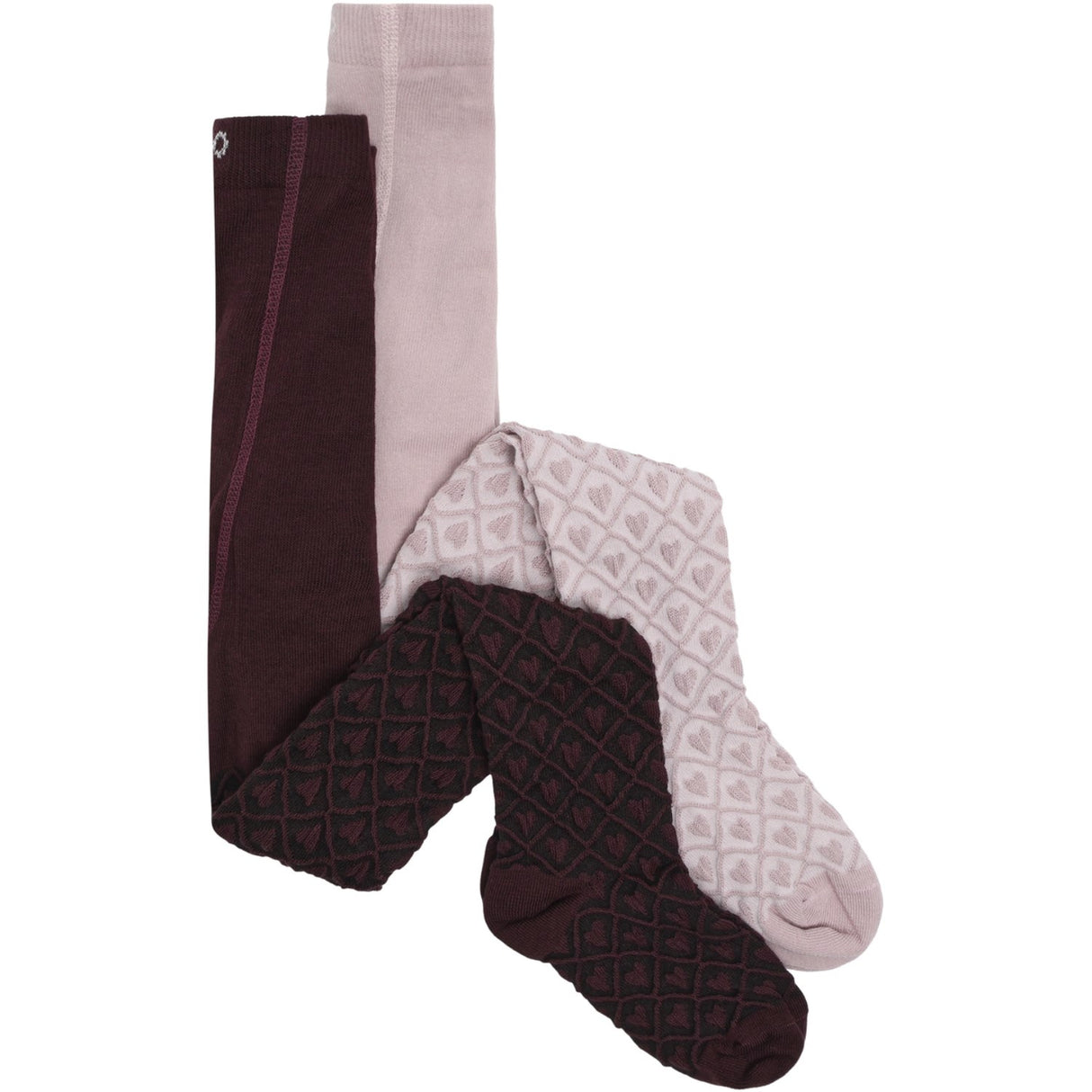 Minymo Huckleberry 2-Pakning Stockings M/ Pattern