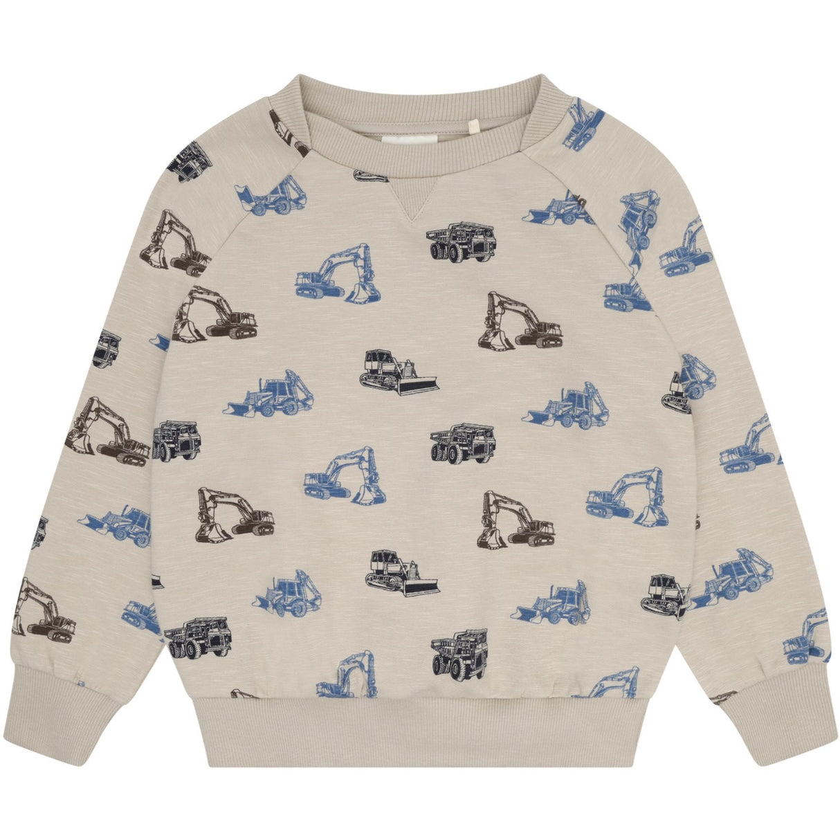 Minymo Feather Gray Collegegenser Ls Aop