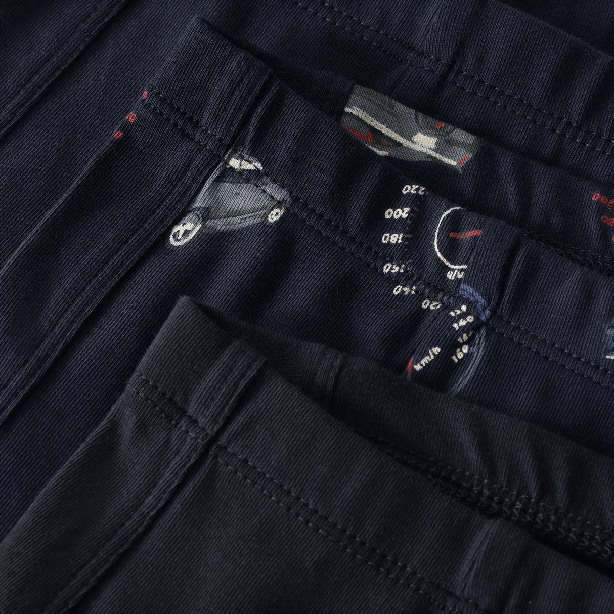 Minymo Dark Sapphire Underbukser 3-Pakning Aop