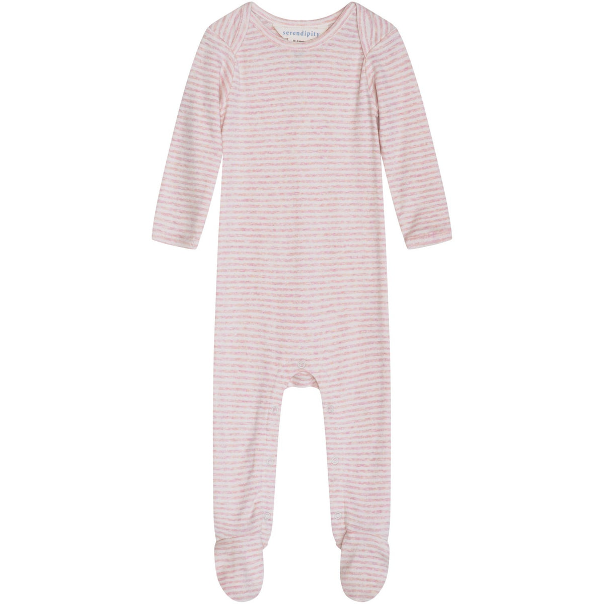 Serendipity Orchid/Offwhite Baby Drakt Stripe