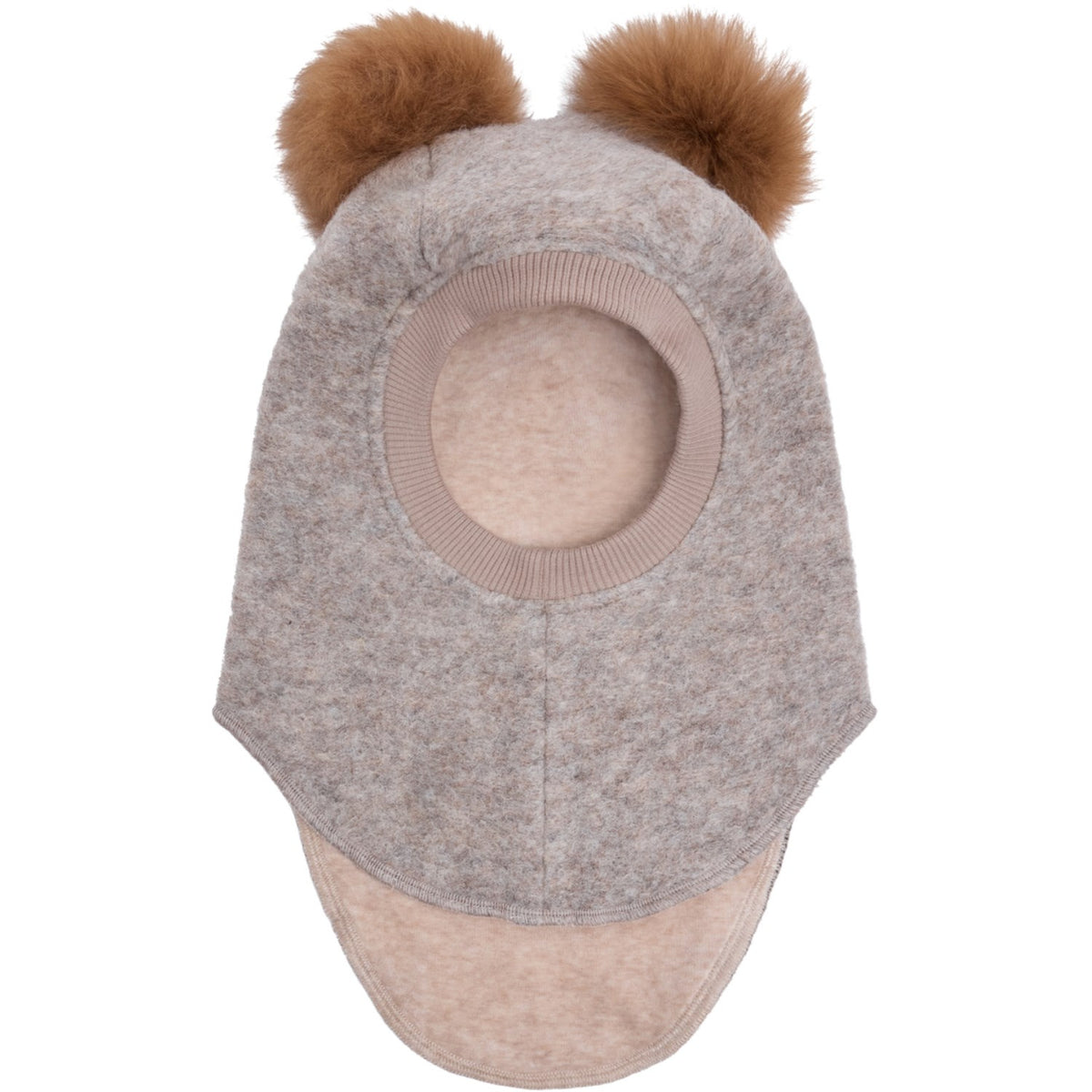 Huttelihut Camel Melange Elefantlue Ull Alpaca Pompoms