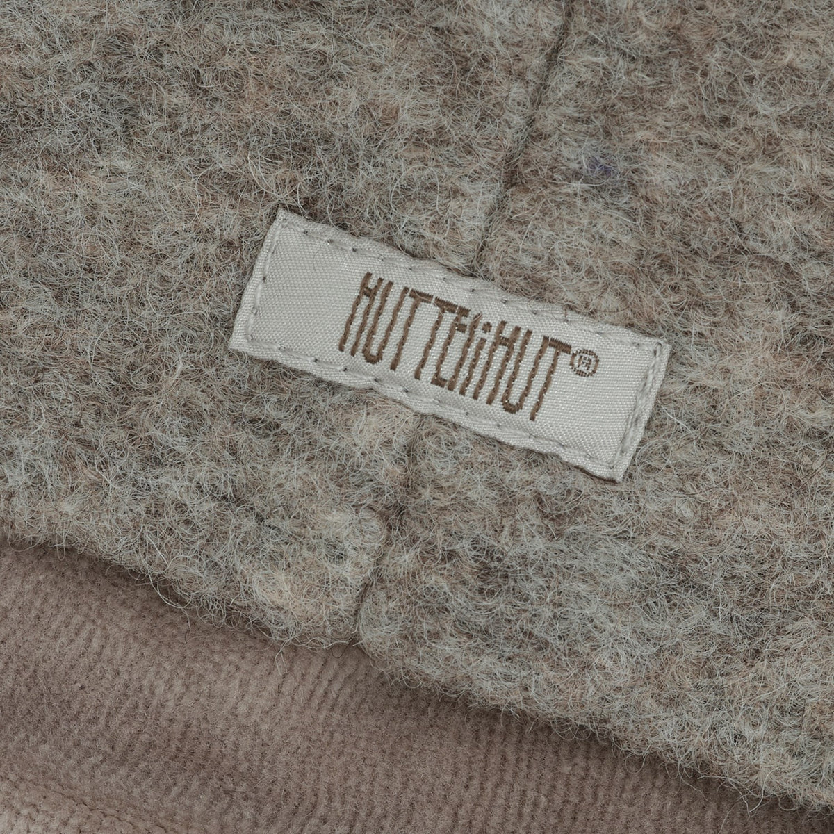 Huttelihut Camel Melange Bonnet Ull Alpaca Pompom