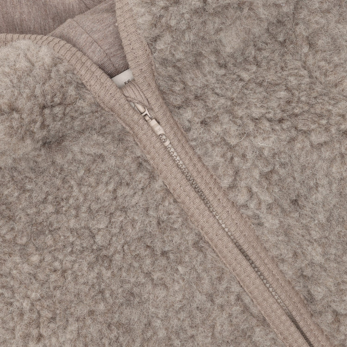 Huttelihut Camel Melange Klapvogn Drakt Ull Teddybjørn M/ Lining