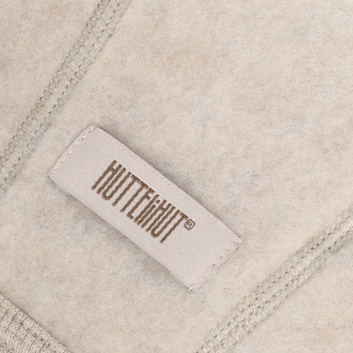 Huttelihut Camel Melange Bonnet Ull Fleece