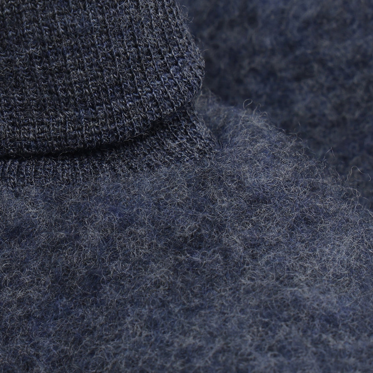 Huttelihut Ombre Blue Melange Footies Ull Fleece 2-Layer