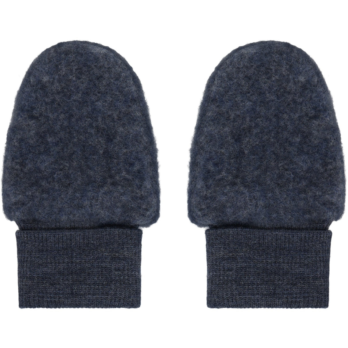 Huttelihut Ombre Blue Melange Votter Ull Fleece 2-Layer