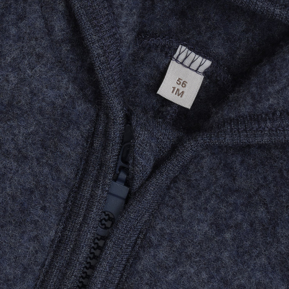 Huttelihut Ombre Blue Melange Klapvogn Drakt Ears Ull Fleece